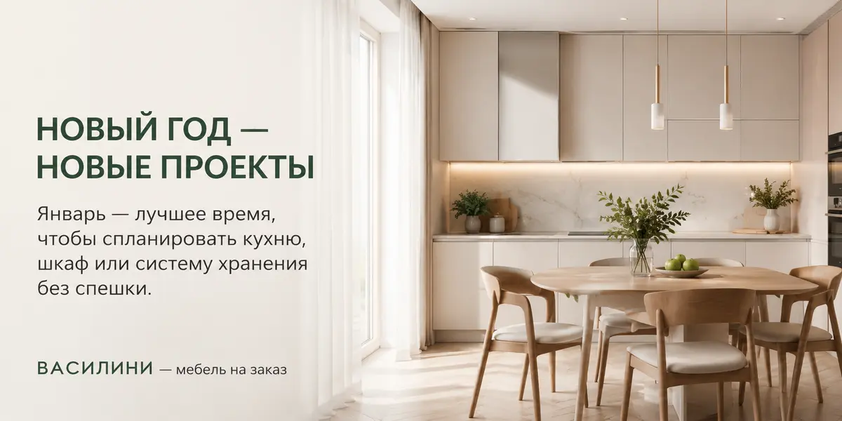 Новый год — новые проекты: «Василини» начинает сезон обновления интерьеров