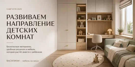 «Василини» развивает направление детских комнат на заказ