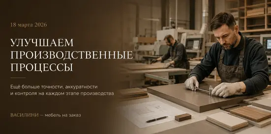 «Василини» усиливает производственные процессы для ещё более точной мебели